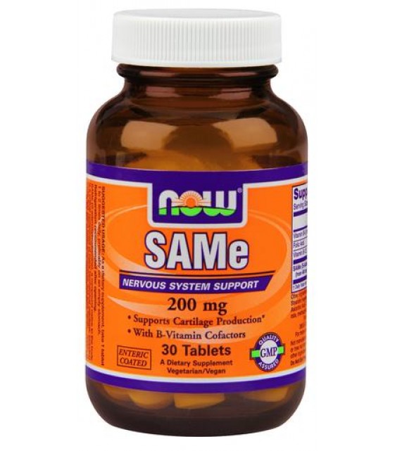 SAMe S-аденозил-L-метионин 200 mg, 30 табл