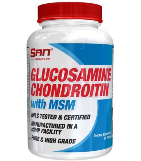 Glucosamine Chondroitin c MSM, 180 табл SAN