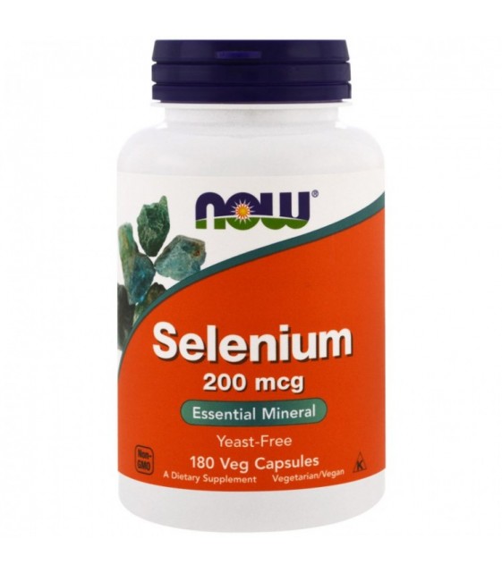 Selenium methionine Селен 200 мкг/180 капс NOW