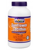 Sunflower Lecithin, Подсолнечный Лецитин1200 мг 200 капс