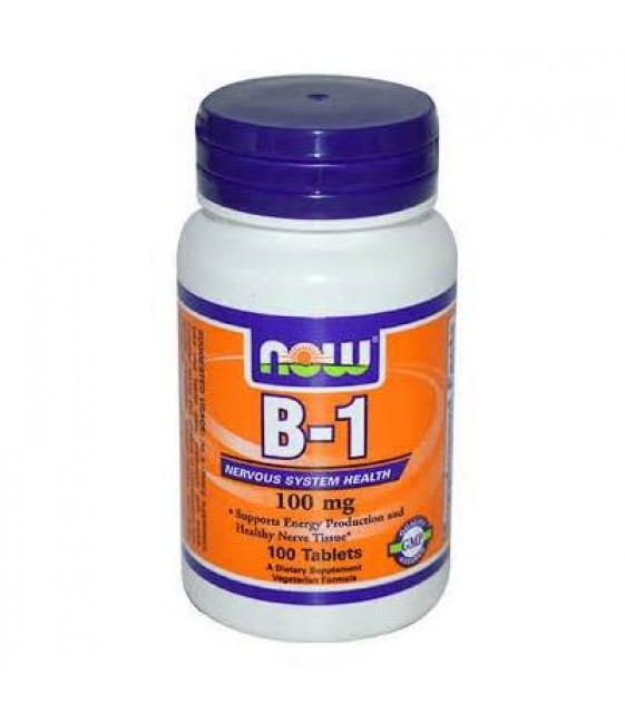 B-1  Витамин B-1 100 мг/100 таб. NOW