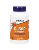 Vitamin C, 500 мг Витамин С 100 таб. NOW